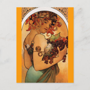 Fruits - Art Nouveau - Briefkaart