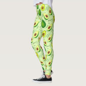 Fruits Background Avocado Pattern Leggings (Links)