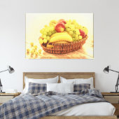"Fruits Basket" Cute Photo. Bestel nu Canvas Afdruk (Insitu (Slaapkamer))