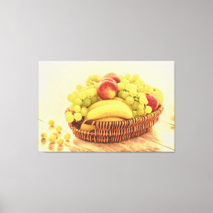 "Fruits Basket" Cute Photo. Bestel nu Canvas Afdruk