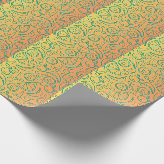 Fruits Cadeaupapier (Hoek)