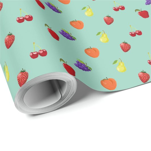 Fruits Cadeaupapier (Rol Hoek)