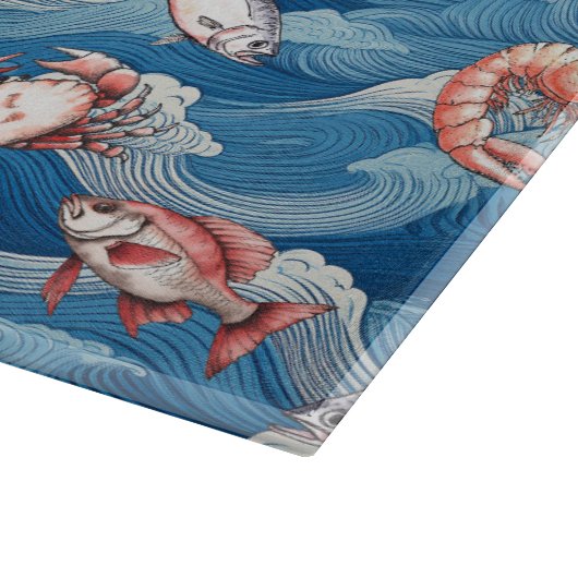 Fruits de Mer gepersonaliseerd Snijplank (Hoek)