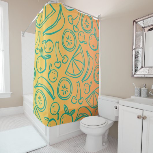 Fruits Douchegordijn (In situ)