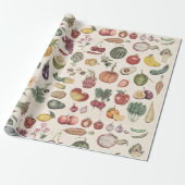 Fruits en Veggies Cadeaupapier (Uitgerold)