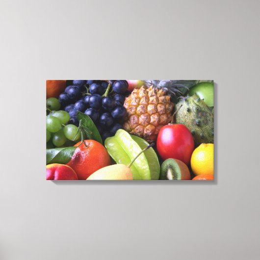 Fruits en Veggies Canvas Afdruk (Voorkant)