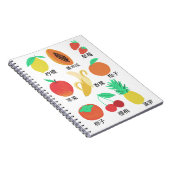 Fruits Flash-kaarten Chinese Fruity Fun Food Art Notitieboek (Rechterzijde)