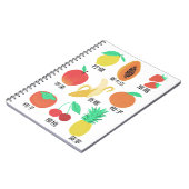 Fruits Flash-kaarten Chinese Fruity Fun Food Art Notitieboek (Linkerzijde)