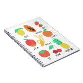 Fruits Flash Kaarten Korean Fruity Fun Food Art Notitieboek (Rechterzijde)