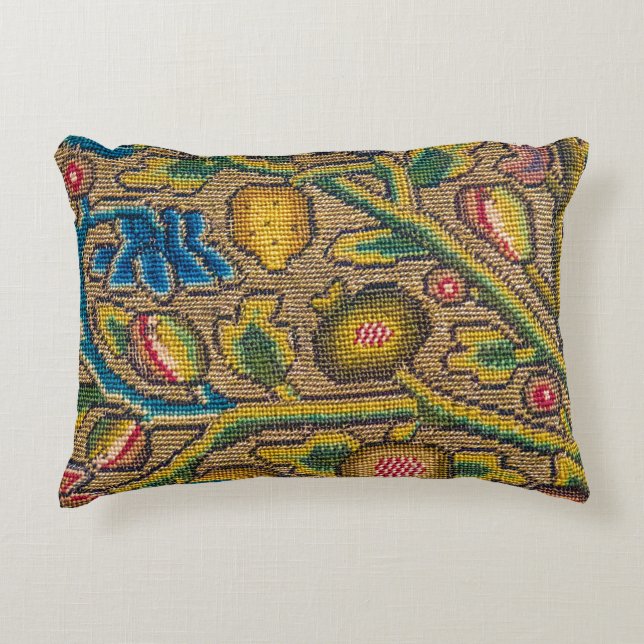 Fruits forest jacquard pillow accent kussen (Voorkant)