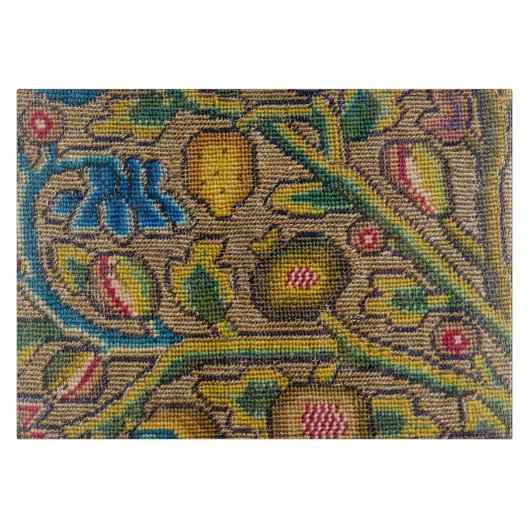Fruits forest jacquard pillow snijplank (Voorkant)