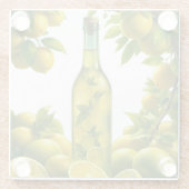 Fruits fusion  glazen onderzetter (Achterkant)