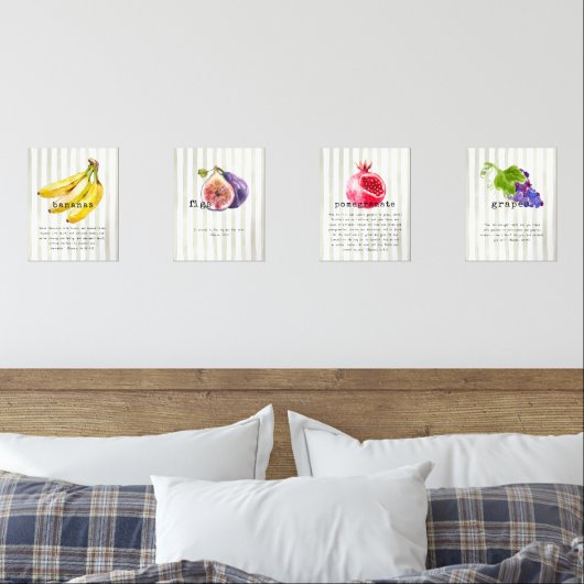 Fruits mentioned in the Quran 8x10 Print Set (Slaapkamer)