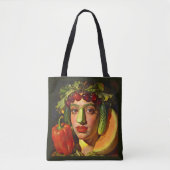 Fruits of Expression – A Surreal Portrait Tote Bag (Voorkant)