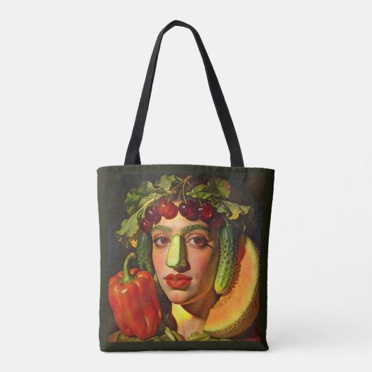 Fruits of Expression – A Surreal Portrait Tote Bag (Achterkant)