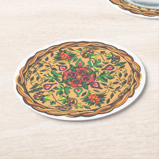 Fruits of Israel Onderzetters (Gebogen)