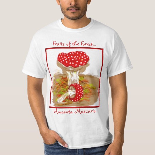 Fruits of the Forest Amanita Muscaria T-shirt (Voorkant)