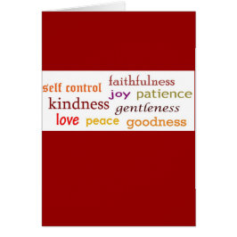 Fruits of the Spirit