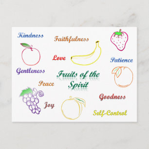 Fruits of the Spirit Briefkaart