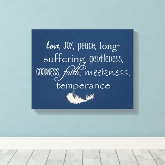 Fruits of the Spirit Canvas Afdruk (Insitu (Houten vloer))