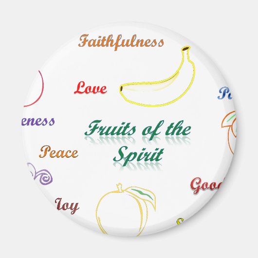 Fruits of the Spirit Magneet (Voorkant)