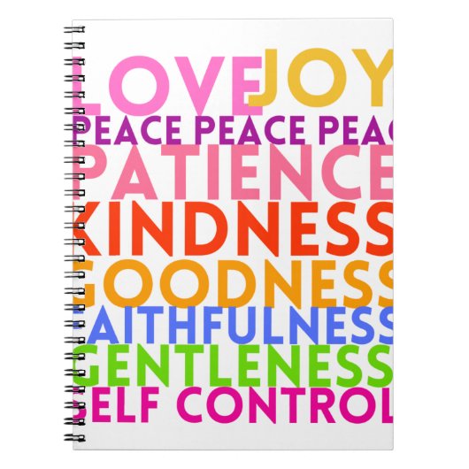 Fruits of the Spirit Notitieboek (Voorkant)