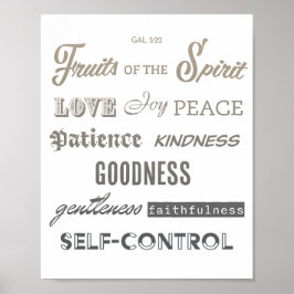 Fruits of the Spirit Poster