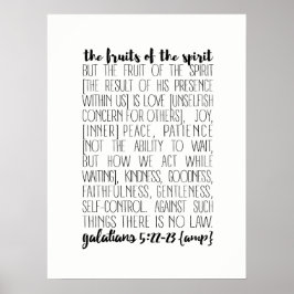 Fruits of the Spirit Poster