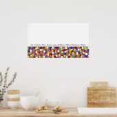 Fruits of the Spirit Stippen Art Print (Keuken)