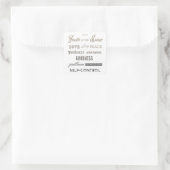 Fruits of the Spirit Vierkante Sticker (Tas)