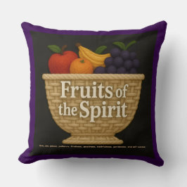 Fruits of the Spirit Yarn Look Pillow Kussen