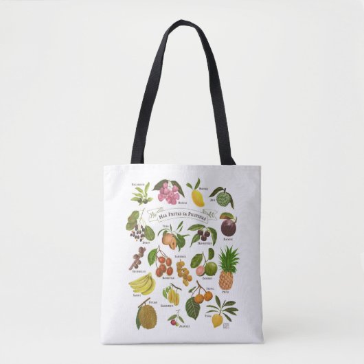 Fruits op de Filipijnen Tote Bag (Voorkant)