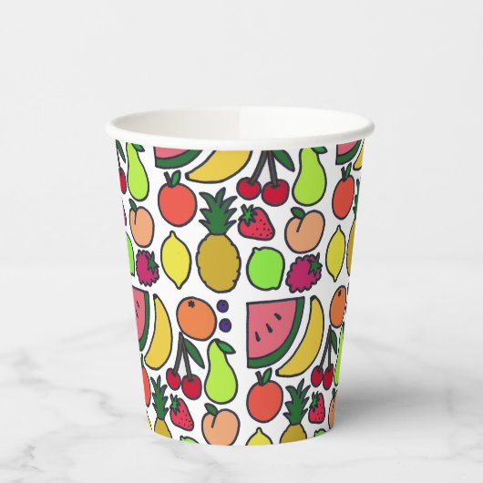 Fruits Papieren Bekers (Links)