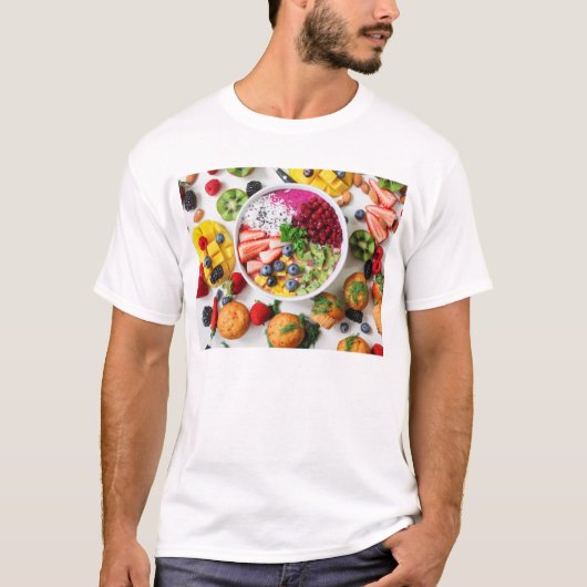 Fruits Plat T-shirt (Voorkant)