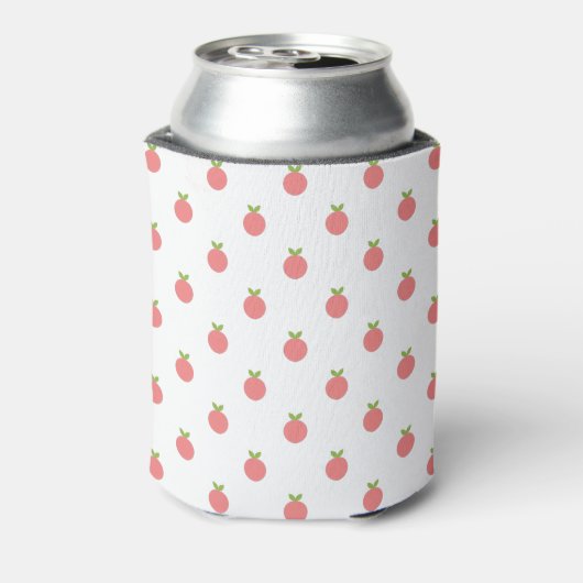 Fruits polka dots koelbox blikjeskoeler (Blikje Achterkant)