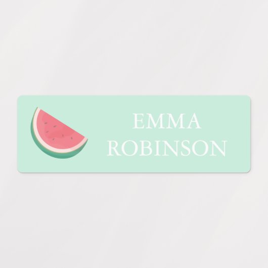 Fruits School Preschool Daycare Waterproof Label (Design 1)