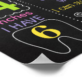 Fruits Two-tti Frutti Tutti-frutti Birthday board Poster (Hoek)