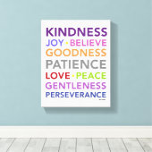 Fruits van het Gedistilleerde Kunstcanvas Canvas Afdruk (Insitu (Houten vloer))