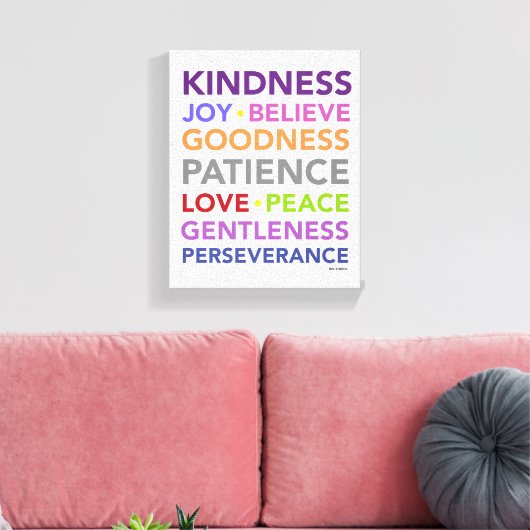 Fruits van het Gedistilleerde Kunstcanvas Canvas Afdruk (Insitu (Woonkamer))