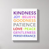 Fruits van het Gedistilleerde Kunstcanvas Canvas Afdruk (Voorkant)