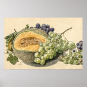 Fruits van Michiel van Huysum Poster (Voorkant)