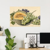 Fruits van Michiel van Huysum Poster (Thuiskantoor)