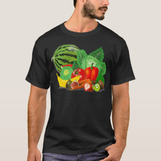 Fruits Vegetables Nutritionist Dietitian Health Nu T-shirt