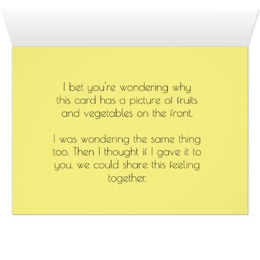 Fruits & Veggies (Binenzijde Horizontaal (Onderkant))