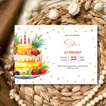 Fruits Verjaardagstaart verjaardag