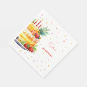 Fruits Verjaardagstaart verjaardag Servet (Hoek)