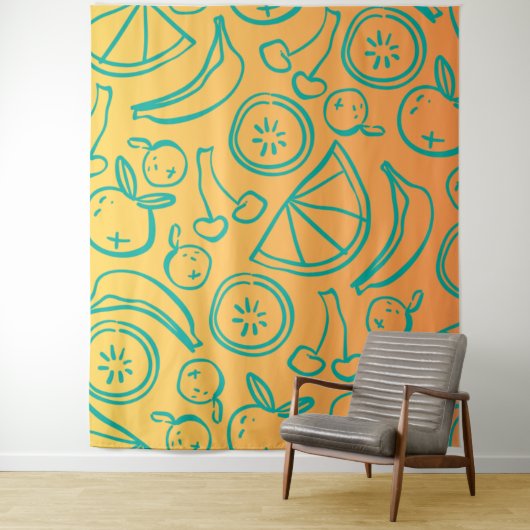 Fruits Wandkleed (In situ)