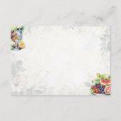 Fruitsalade Basic Blank Recept Kaart (Voorkant)