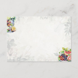 Fruitsalade Basic Blank Recept Kaart