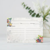 Fruitsalade Basis Recept Kaart (Staand voorkant)